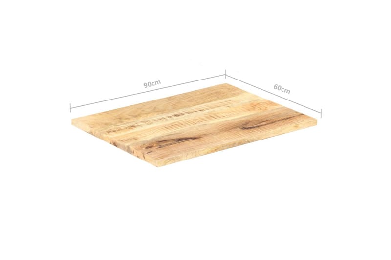 Bordplate heltre mango 25-27 mm 90x60 cm - Brun - Ileggsplate - Bordplate