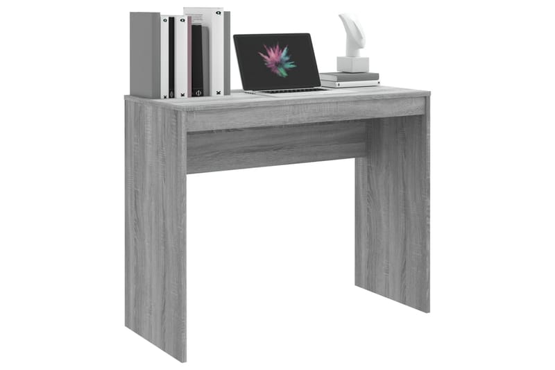 beBasic Skrivebord grå sonoma 90x40x72 cm konstruert tre - GrÃ¥ - Skrivebord - Databord & PC bord