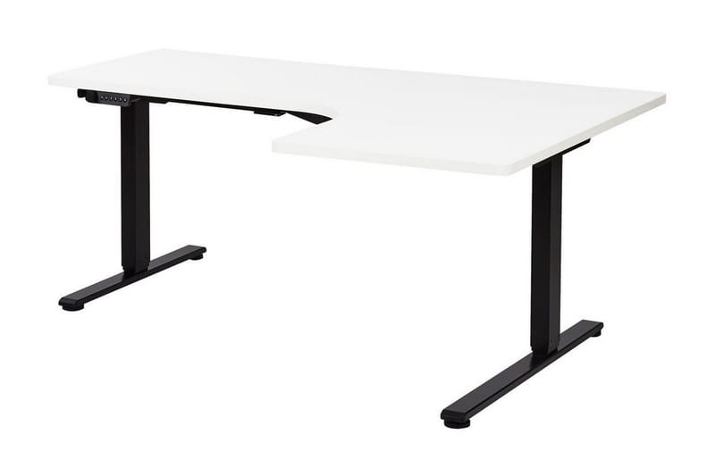 Bina Skrivebord 109x160 cm - Svart/Hvit - Møbler - Bord - Kontorbord - Skrivebord