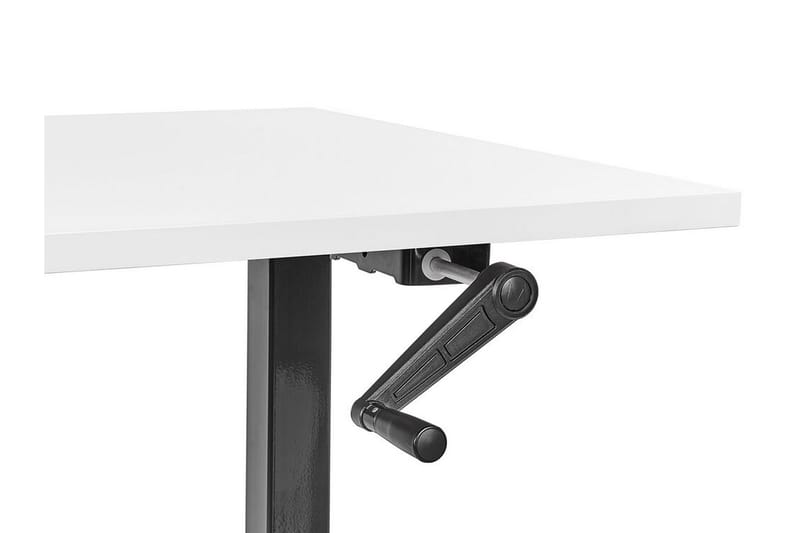 Bina Skrivebord 72x120 cm - Hvit/Svart - Møbler - Bord - Kontorbord - Skrivebord