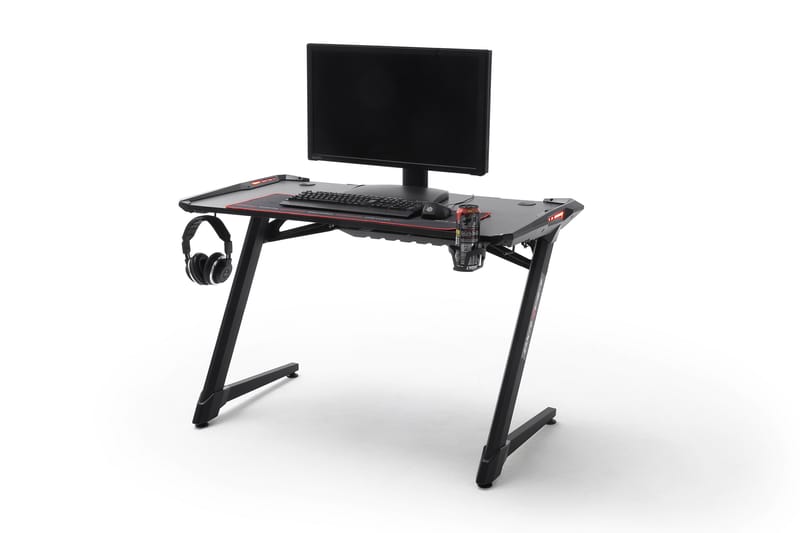 Gaming Skrivebord Ingleby 1 120 cm - Svart - Møbler - Bord - Kontorbord - Skrivebord