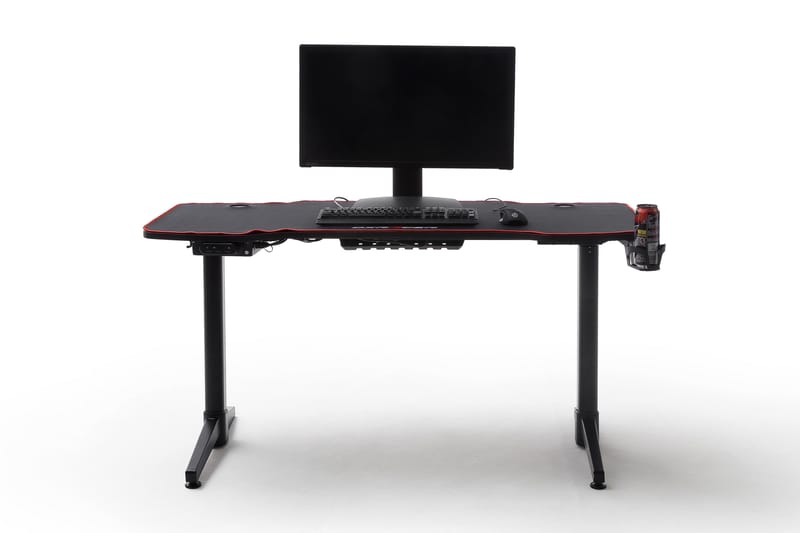 Gaming Skrivebord Ingleby 4 Hev - og Senkbart 140 cm - Svart - Møbler - Bord - Kontorbord - Skrivebord