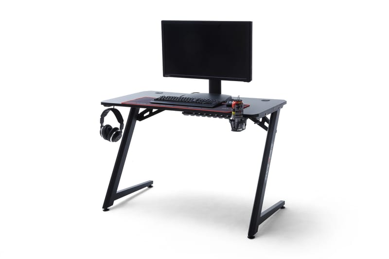 Gaming Skrivebord Ingleby 5 111 cm - Svart - Møbler - Bord - Kontorbord - Skrivebord