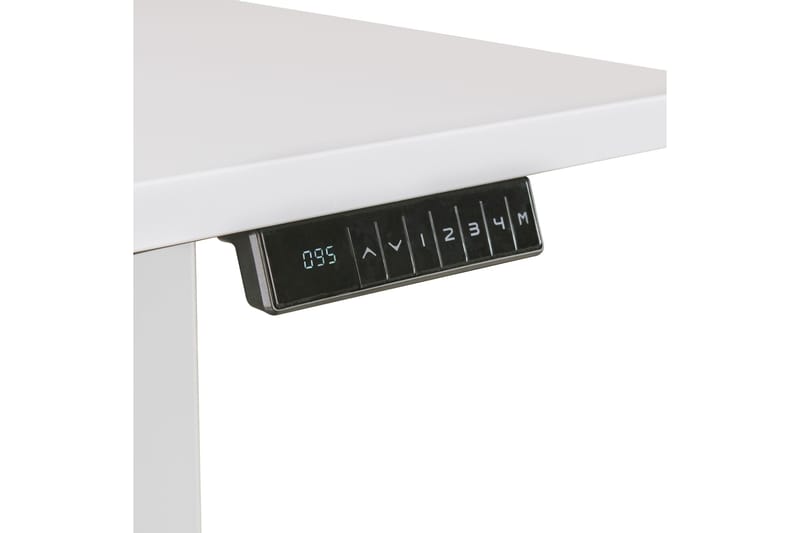 Hev- og Senkbar Skrivebord Lyngs 182 cm - Sølv - Møbler - Bord - Kontorbord - Skrivebord