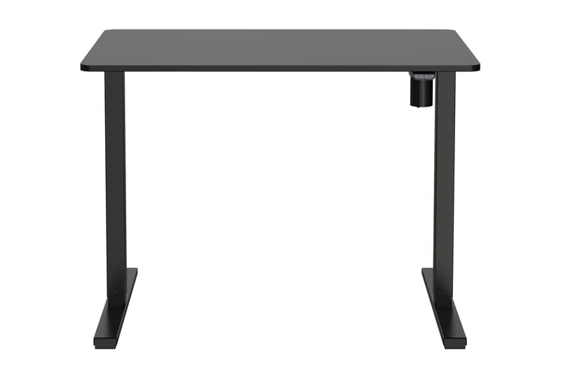 Skrivebord Shabus 100x60 cm Heve og Senkbart - Svart - Skrivebord - Databord & PC bord - Sammenleggbart bord - Marmorbord - Hev og senkbart skrivebord