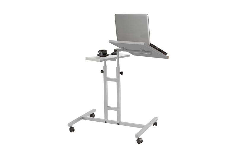 Ståskrivebord Kendallynn 67 cm Katt - Hvit/Svart - Møbler - Bord - Kontorbord - Skrivebord - Hev og senkbart skrivebord