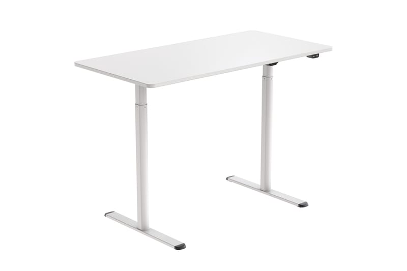 Lykke Nordic Hev og Senk Skrivebord 120x60 cm - Hvit - Skrivebord - Databord & PC bord - Hev og senkbart skrivebord