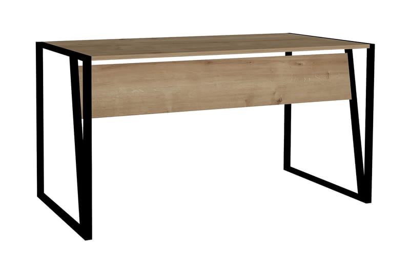 Skrivebord Cunday 140 cm - Brun/Svart - Møbler - Bord - Kontorbord - Skrivebord