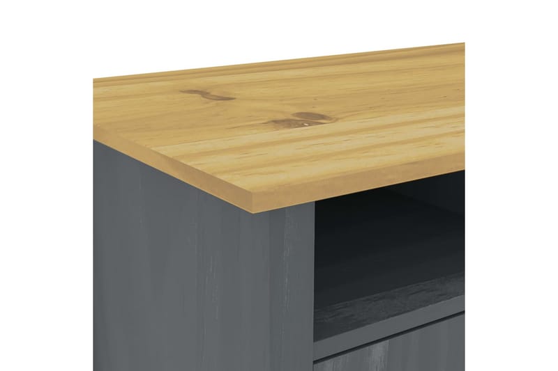 Skrivebord Hill Range grå 150x50x74 cm heltre furu - Møbler - Bord - Kontorbord - Skrivebord