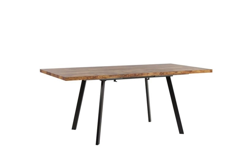 Spisebord Hadham 180 cm Sammenleggbart - Lysebrun/Svart - Sammenleggbart bord - Spisebord & kjøkkenbord