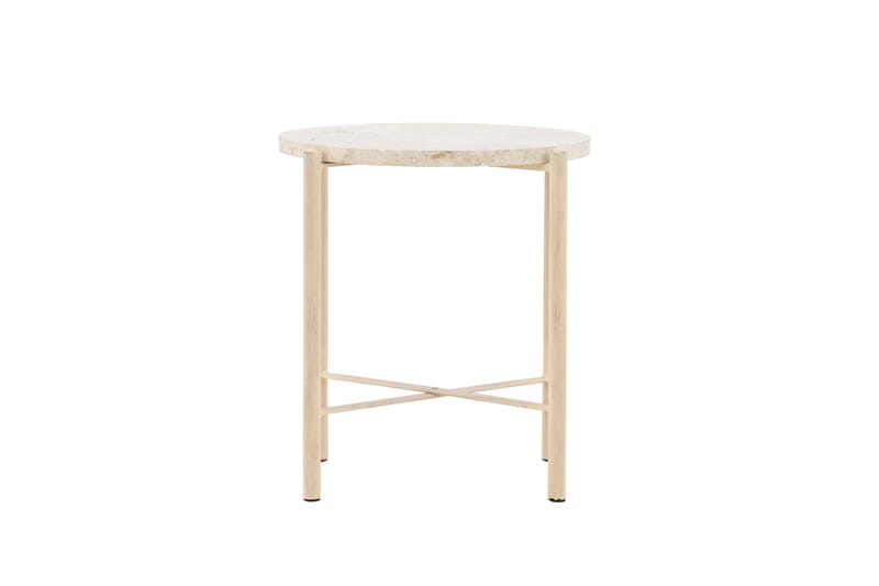 Sandhamn Sofabord 40 cm Rund - Beige - Møbler - Bord - Sofabord & salongbord