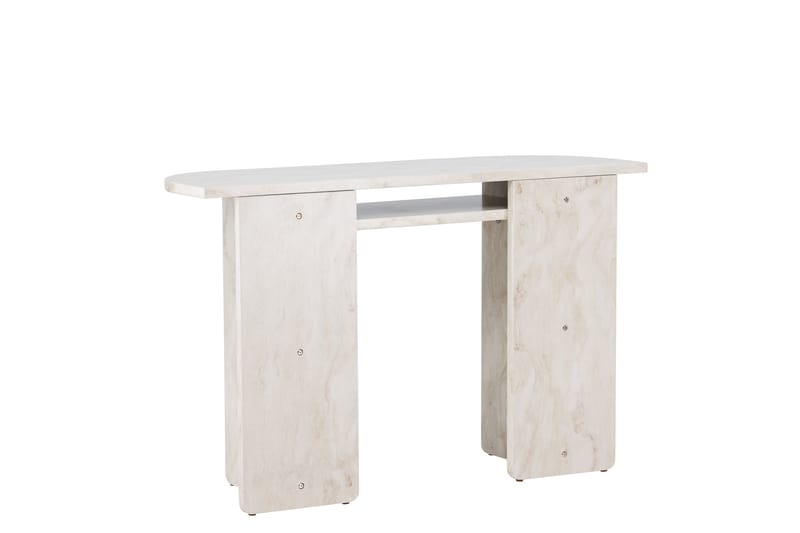 Ålesund Travertin Sidebord 120x40 cm - Beige - Møbler - Bord - Sofabord & salongbord