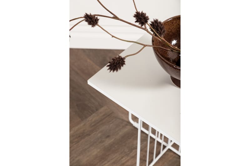 Dayton Sofabord 40x40x40 cm - Hvid - Møbler - Bord - Sofabord & salongbord