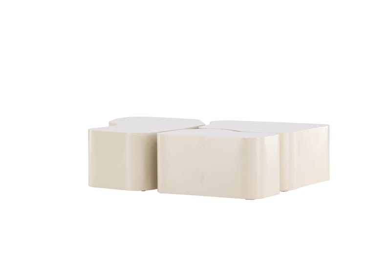 Nordland Soffbord 92x74 cm - Beige - Møbler - Bord - Sofabord & salongbord