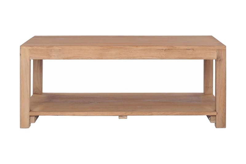 Salongbord 100x50x40 cm heltre teak - Brun - Møbler - Bord - Sofabord & salongbord