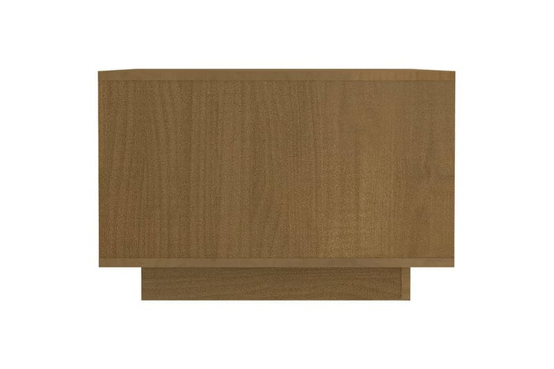 Salongbord 50x50x33,5 cm heltre furu honningbrun - Brun - Møbler - Bord - Sofabord & salongbord