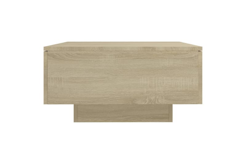 Salongbord sonoma eik 90x60x31 cm sponplate - Brun - Møbler - Bord - Sofabord & salongbord