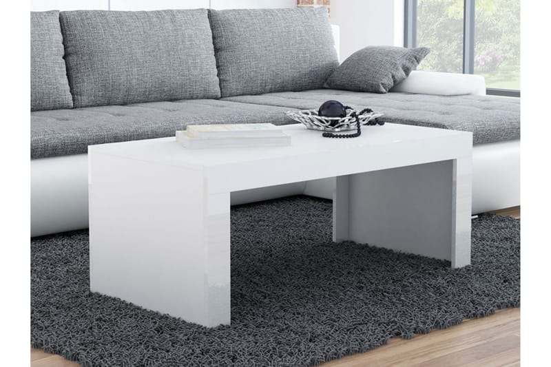 Sofabord Myres 120 cm - Hvit - Møbler - Bord - Sofabord & salongbord