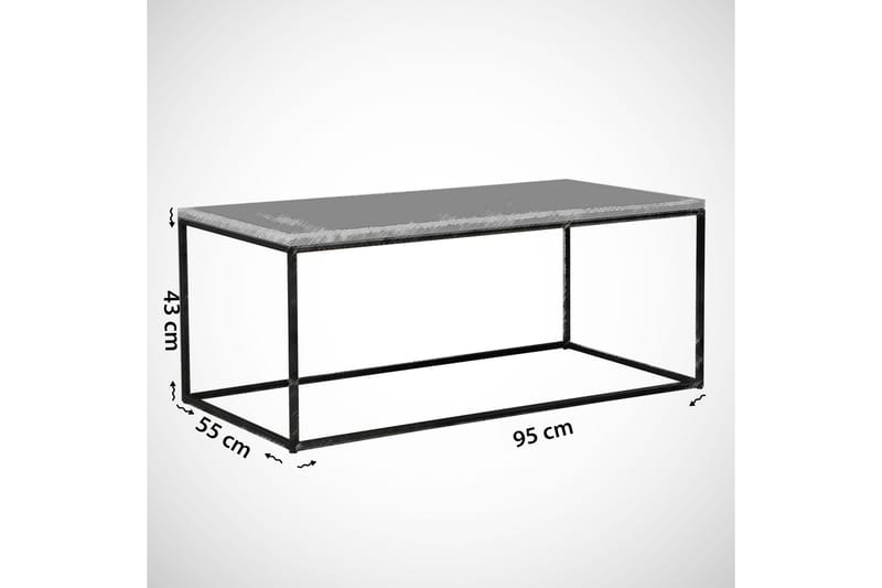 Sofabord Ubbeboda 95 cm - Brun - Møbler - Bord - Sofabord & salongbord