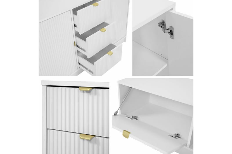 Soffbord Kintore 50 cm - Hvid - Møbler - Bord - Sofabord & salongbord