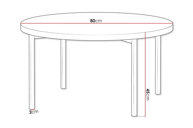 Soffbord Staffin - Hvid - Møbler - Bord - Sofabord & salongbord