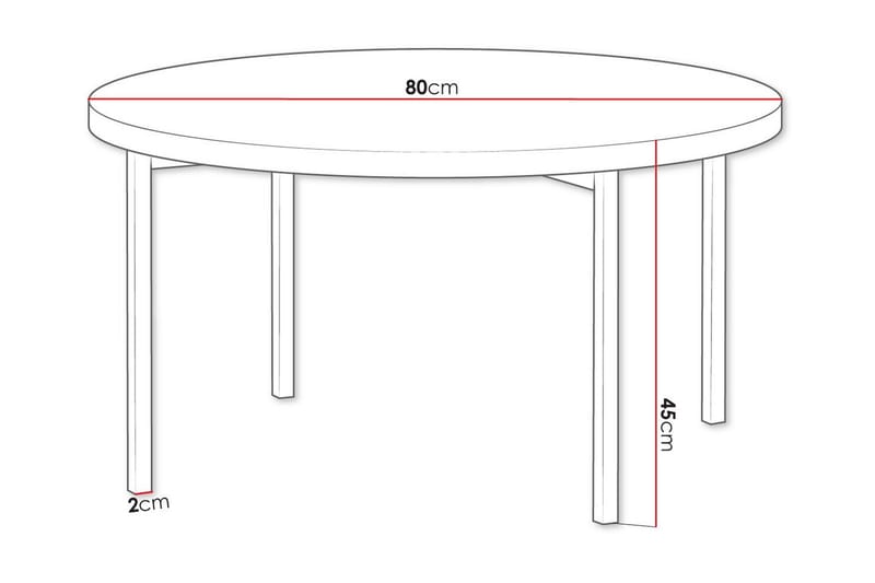 Soffbord Staffin - Svart - Møbler - Bord - Sofabord & salongbord