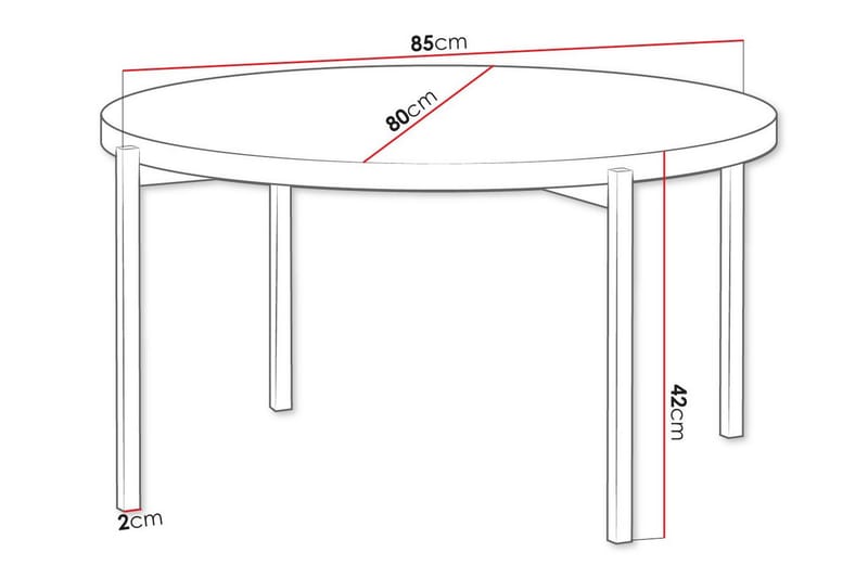 Soffbord Staffin - Svart - Møbler - Bord - Sofabord & salongbord