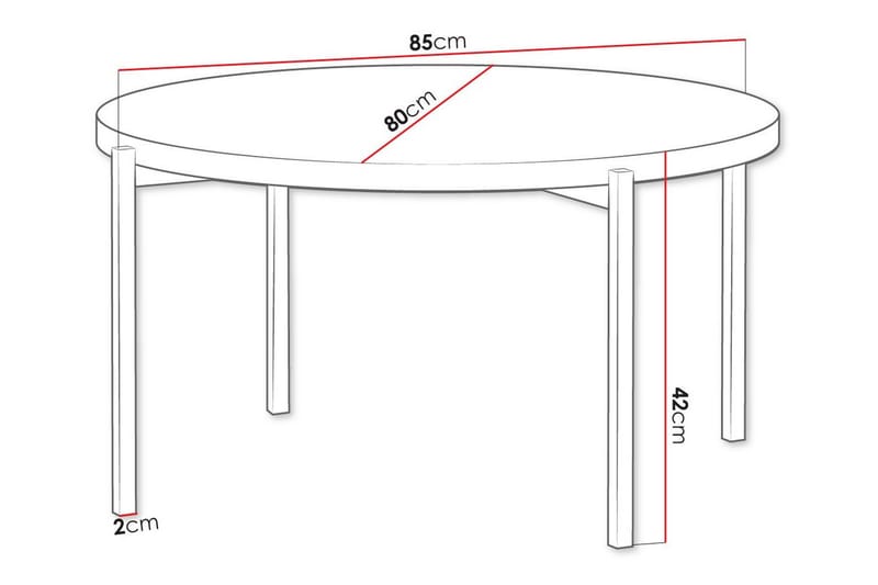 Soffbord Staffin - Svart - Møbler - Bord - Sofabord & salongbord