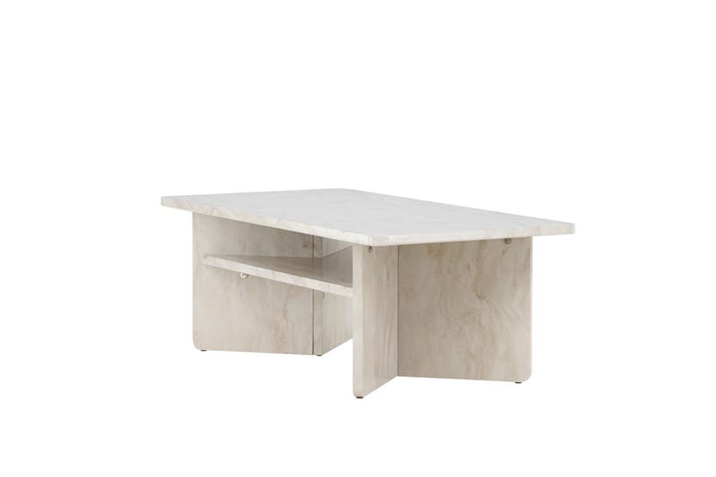 Travertin Sofabord Ålesund 120x60 cm - Beige - Møbler - Bord - Sofabord & salongbord