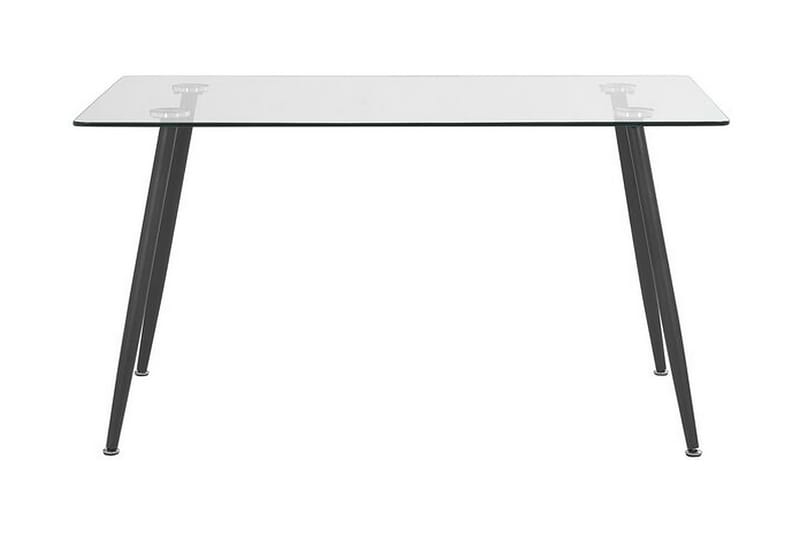 Spisebord Awenda 140 cm - Glass/Svart - Spisebord & kjøkkenbord