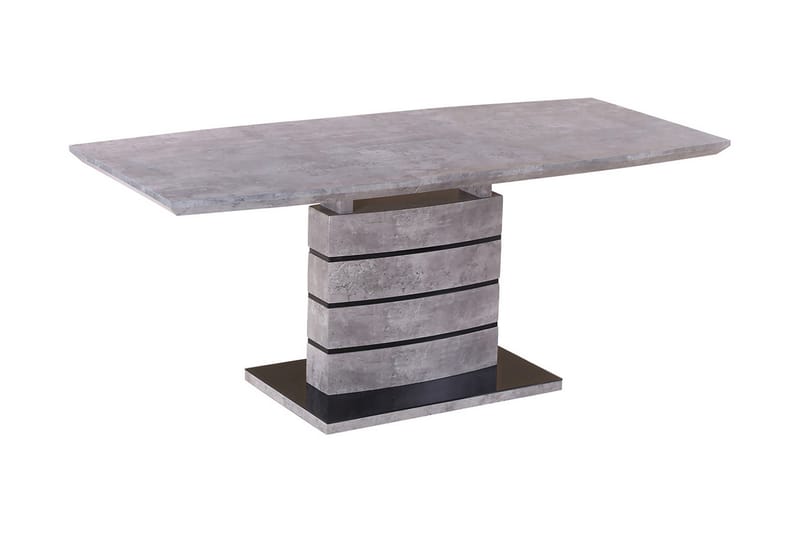 Spisebord Blacos Forlengningsbart 140 cm - Glass/Grå - Spisebord & kjøkkenbord