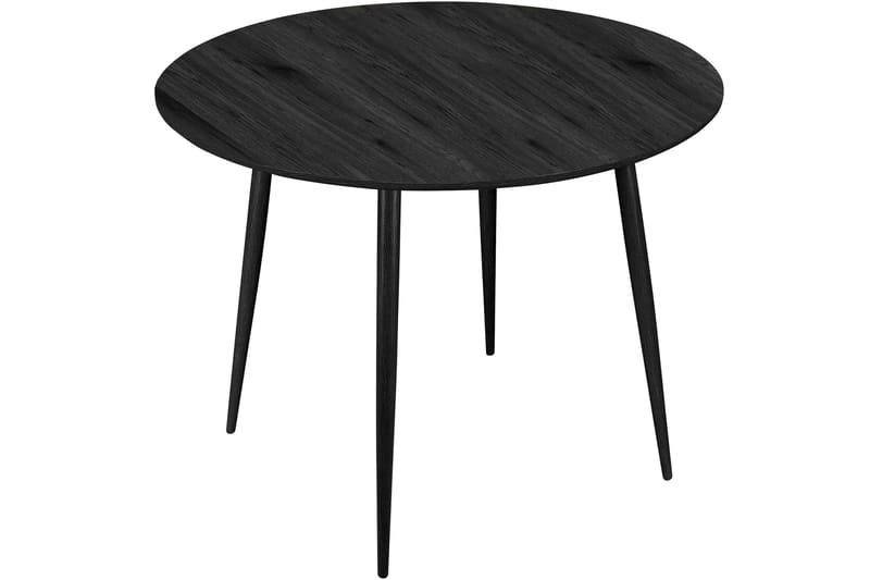 Spisebord Reddeer Rundt 100 cm - Svart - Spisebord & kjøkkenbord