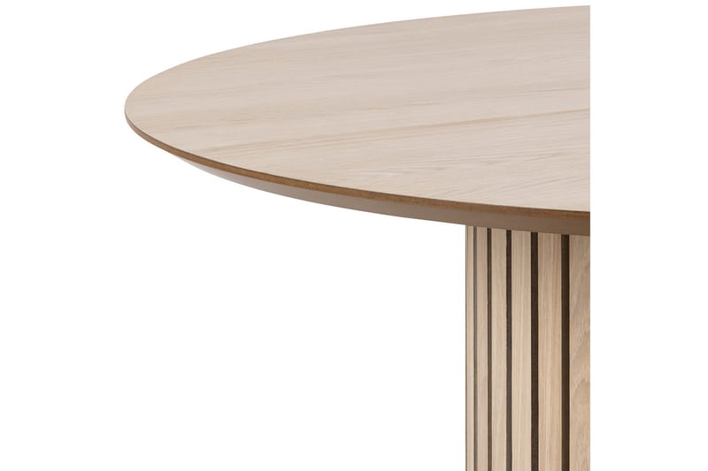 Spisebord Sakie 120 cm Rundt - Hvid - Spisebord & kjøkkenbord