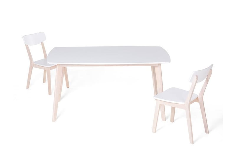 Spisebord Santos 150 cm - Hvit - Spisebord & kjøkkenbord