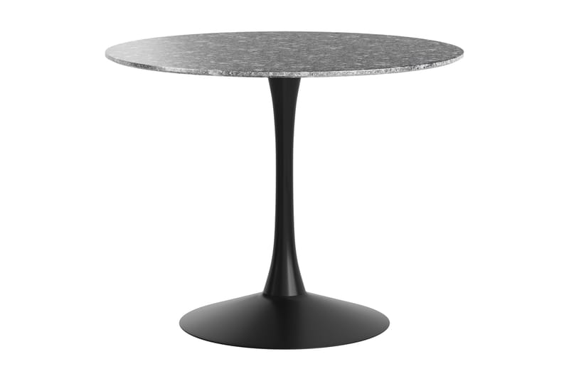Spisebord Severo 100 cm Rundt - Sammenleggbart bord - Marmorbord - Spisebord & kjøkkenbord