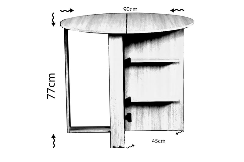 Spisebord Skoglund Sammenleggbart - Møbler - Bord - Spisebord & kjøkkenbord