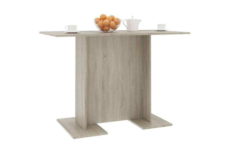 Spisebord sonoma eik 110x60x75 cm sponplate - Brun - Møbler - Bord - Spisebord & kjøkkenbord