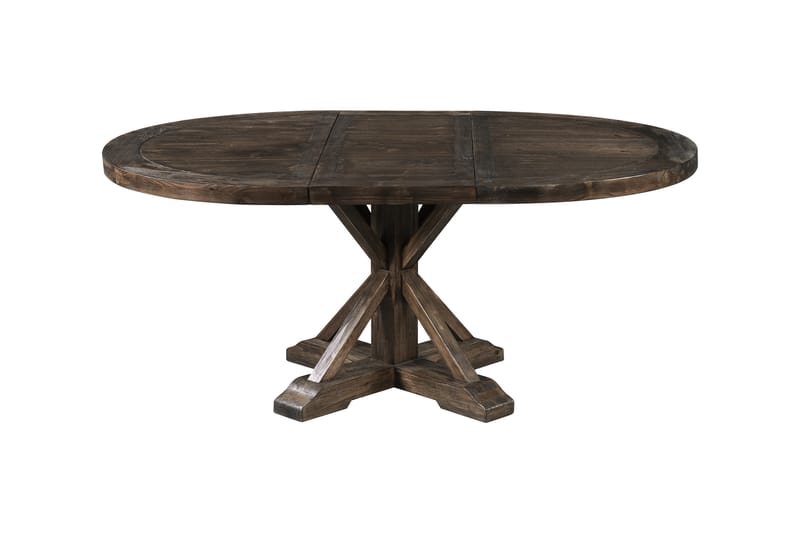Spisebord Yorkshire Forlengningsbart 160 cm Ovalt - Natur - Spisebord & kjøkkenbord