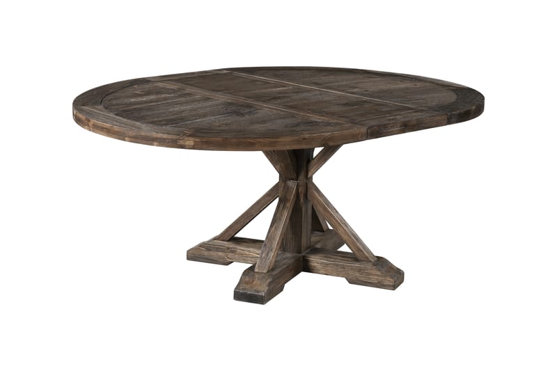 Spisebord Yorkshire Premium Forlengningsbart 160 cm Ovalt - Natur - Sammenleggbart bord - Marmorbord - Spisebord & kjøkkenbord