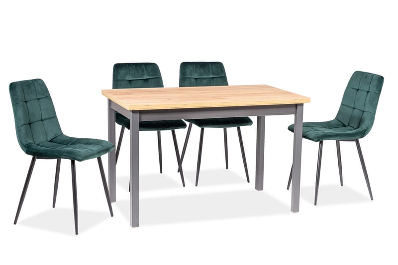 Spisebord Zadam 120 cm - Grå - Spisebord & kjøkkenbord