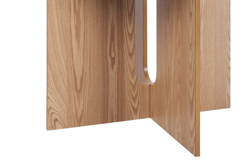 Spisebord Stettler 120 cm Rundt - Lysebrun - Møbler - Bord - Spisebord & kjøkkenbord