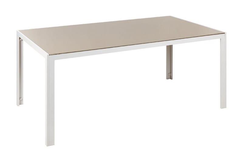 Spisebord Villacarillo 160x91 cm - Beige/Hvit - Møbler - Bord - Spisebord & kjøkkenbord