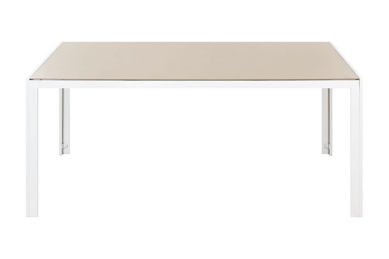 Spisebord Villacarillo 160x91 cm - Beige/Hvit - Møbler - Bord - Spisebord & kjøkkenbord