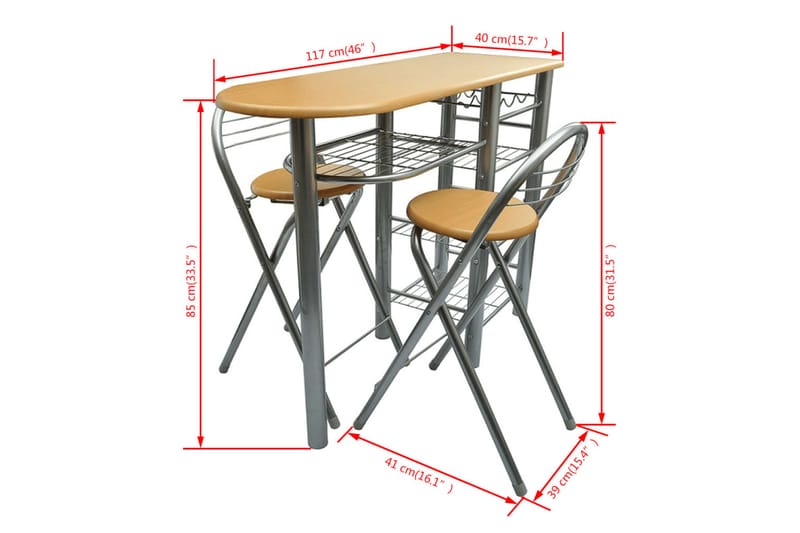 Kjøkken spisemøbler - Beige - Møbler - Bord - Spisegruppe