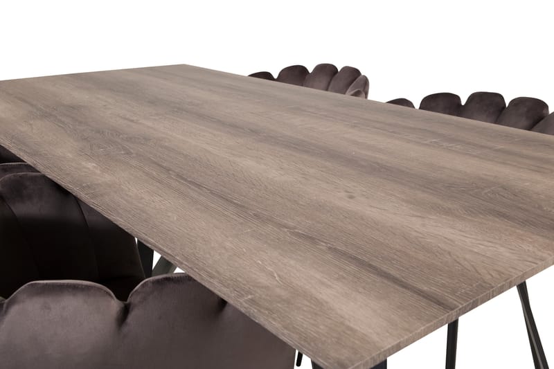 Spisegruppe Granville 180 cm med 4 Limhamn Spisestoler Grå - Furniture Fashion - Møbler - Bord - Spisegruppe