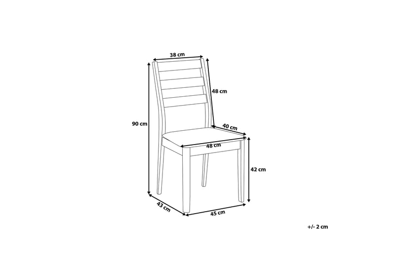 Spisegruppe Modesto 77 cm - Tre | Natur - Møbler - Bord - Spisegruppe