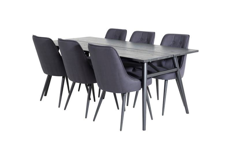 Spisegruppe Zenazmi 195 cm + 6 Valera Spisestoler - Møbler - Bord - Spisegruppe