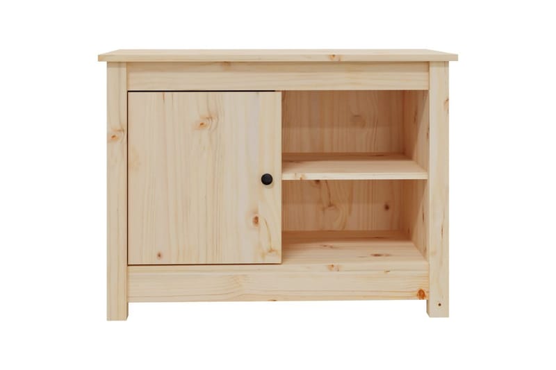 beBasic TV-benk 70x36,5x52 cm heltre furu - Brun - Møbler - TV- & Mediamøbler - TV benk & mediabenk