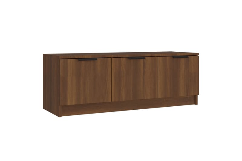 beBasic TV-benk brun eik 102x35x36,5 cm konstruert tre - Brun - Møbler - TV- & Mediamøbler - TV benk & mediabenk