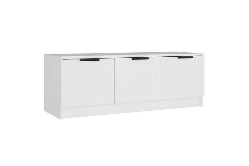 beBasic TV-benk hvit 102x35x36,5 cm konstruert tre - Hvit - Møbler - TV- & Mediamøbler - TV benk & mediabenk